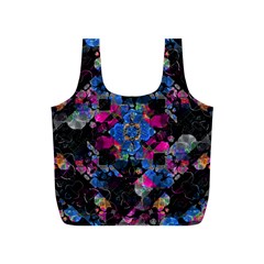 Stylized Geometric Floral Ornate Full Print Recycle Bags (s)  by dflcprints