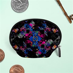 Stylized Geometric Floral Ornate Accessory Pouches (small)  by dflcprints