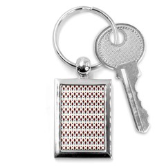 Geometric Retro Patterns Key Chains (rectangle)  by TastefulDesigns