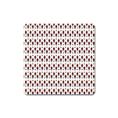 Geometric Retro Patterns Square Magnet by TastefulDesigns