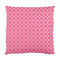 Soft Pink Quatrefoil Pattern Standard Cushion Case (two Sides) by Zandiepants