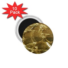 Gold Bar Golden Chic Festive Sparkling Gold  1 75  Magnets (10 Pack)  by yoursparklingshop