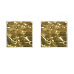 Gold Bar Golden Chic Festive Sparkling Gold  Cufflinks (square) by yoursparklingshop