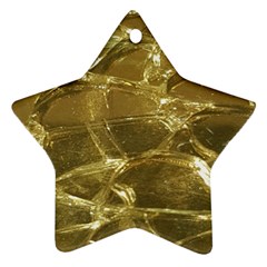 Gold Bar Golden Chic Festive Sparkling Gold  Star Ornament (two Sides)  by yoursparklingshop