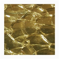 Gold Bar Golden Chic Festive Sparkling Gold  Medium Glasses Cloth (2-side) by yoursparklingshop