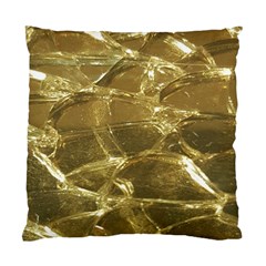 Gold Bar Golden Chic Festive Sparkling Gold  Standard Cushion Case (two Sides) by yoursparklingshop