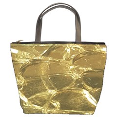 Gold Bar Golden Chic Festive Sparkling Gold  Bucket Bags