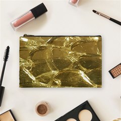 Gold Bar Golden Chic Festive Sparkling Gold  Cosmetic Bag (medium)  by yoursparklingshop