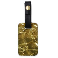 Gold Bar Golden Chic Festive Sparkling Gold  Luggage Tags (one Side)  by yoursparklingshop