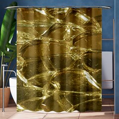 Gold Bar Golden Chic Festive Sparkling Gold  Shower Curtain 60  X 72  (medium)  by yoursparklingshop