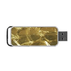 Gold Bar Golden Chic Festive Sparkling Gold  Portable Usb Flash (one Side) by yoursparklingshop