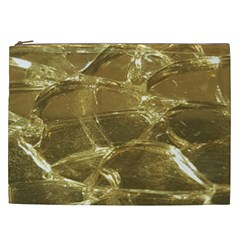 Gold Bar Golden Chic Festive Sparkling Gold  Cosmetic Bag (xxl)  by yoursparklingshop