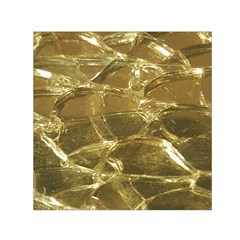 Gold Bar Golden Chic Festive Sparkling Gold  Small Satin Scarf (square) by yoursparklingshop