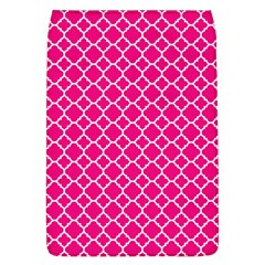 Hot Pink Quatrefoil Pattern Removable Flap Cover (l) by Zandiepants