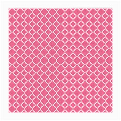 Soft Pink Quatrefoil Pattern Medium Glasses Cloth (2 Sides) by Zandiepants