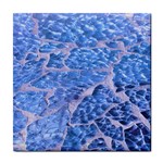 Festive Chic Light Blue Glitter Shiny Glamour Sparkles Tile Coasters Front