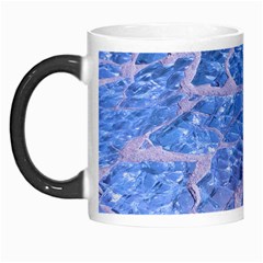 Festive Chic Light Blue Glitter Shiny Glamour Sparkles Morph Mugs by yoursparklingshop