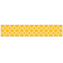 Sunny Yellow Quatrefoil Pattern Flano Scarf (large) by Zandiepants