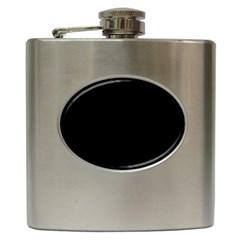 Solid Black Hip Flask (6 Oz) by Zandiepants