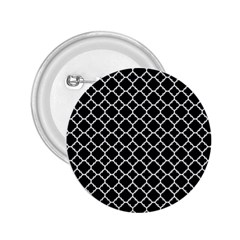 Black & White Quatrefoil Pattern 2 25  Button by Zandiepants