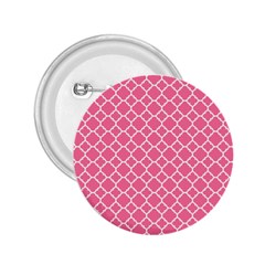 Soft Pink Quatrefoil Pattern 2 25  Button by Zandiepants