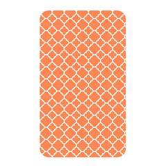 Tangerine Orange Quatrefoil Pattern Memory Card Reader (rectangular) by Zandiepants