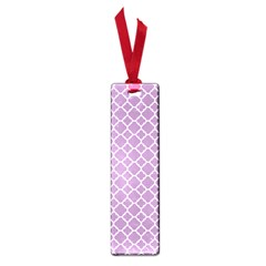 Lilac Purple Quatrefoil Pattern Small Book Mark by Zandiepants