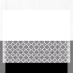 Grey Quatrefoil Pattern Jigsaw Puzzle (rectangular) by Zandiepants