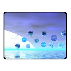 Moonlight Wonder, Abstract Journey To The Unknown Double Sided Fleece Blanket (small)  by DianeClancy