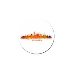 Barcelona City Art Golf Ball Marker (10 Pack) by hqphoto