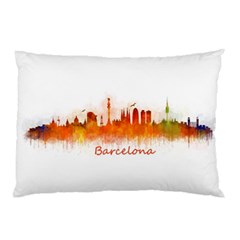 Barcelona City Art Pillow Case by hqphoto