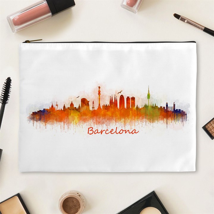 Barcelona City Art Cosmetic Bag (XL)