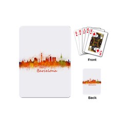 Barcelona City Art Playing Cards (mini)  by hqphoto