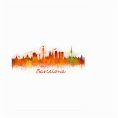 Barcelona City Art Large Garden Flag (two Sides) by hqphoto