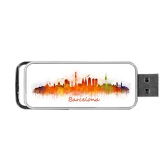 Barcelona City Art Portable Usb Flash (one Side) by hqphoto