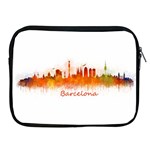 Barcelona City Art Apple iPad 2/3/4 Zipper Cases Front