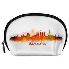 Barcelona City Art Accessory Pouches (large)  by hqphoto