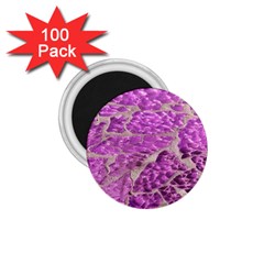 Festive Chic Pink Glitter Stone 1 75  Magnets (100 Pack)  by yoursparklingshop