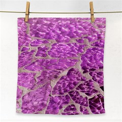 Festive Chic Pink Glitter Stone Face Towel by yoursparklingshop