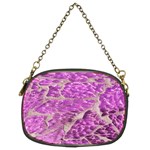 Festive Chic Pink Glitter Stone Chain Purses (Two Sides)  Back