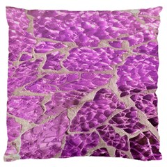 Festive Chic Pink Glitter Stone Standard Flano Cushion Case (two Sides) by yoursparklingshop