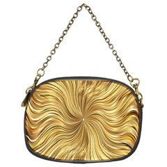 Chic Festive Elegant Gold Stripes Chain Purses (two Sides)  by yoursparklingshop