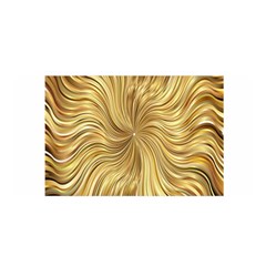 Chic Festive Elegant Gold Stripes Satin Wrap by yoursparklingshop