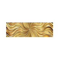 Chic Festive Elegant Gold Stripes Satin Scarf (oblong) by yoursparklingshop