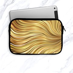 Chic Festive Gold Brown Glitter Stripes Apple Ipad Mini Zipper Cases by yoursparklingshop