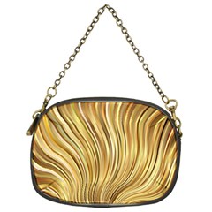 Gold Stripes Festive Flowing Flame  Chain Purses (one Side)  by yoursparklingshop