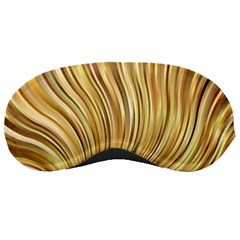 Gold Stripes Festive Flowing Flame  Sleeping Masks by yoursparklingshop