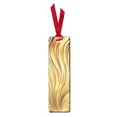 Gold Stripes Festive Flowing Flame  Small Book Marks by yoursparklingshop