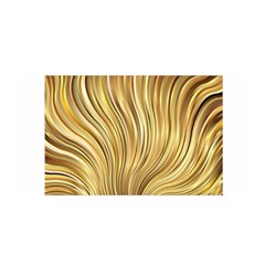 Gold Stripes Festive Flowing Flame  Satin Wrap by yoursparklingshop