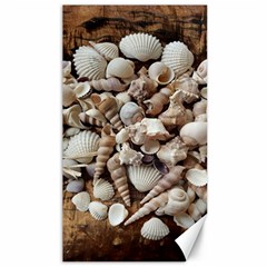 Tropical Sea Shells Collection, Copper Background Canvas 40  X 72   by yoursparklingshop